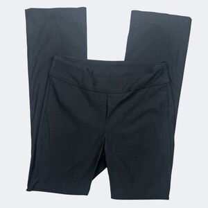 Tribal Pants Women 8 Black Flatten It Pull-On Straight Leg Stretch Bengaline